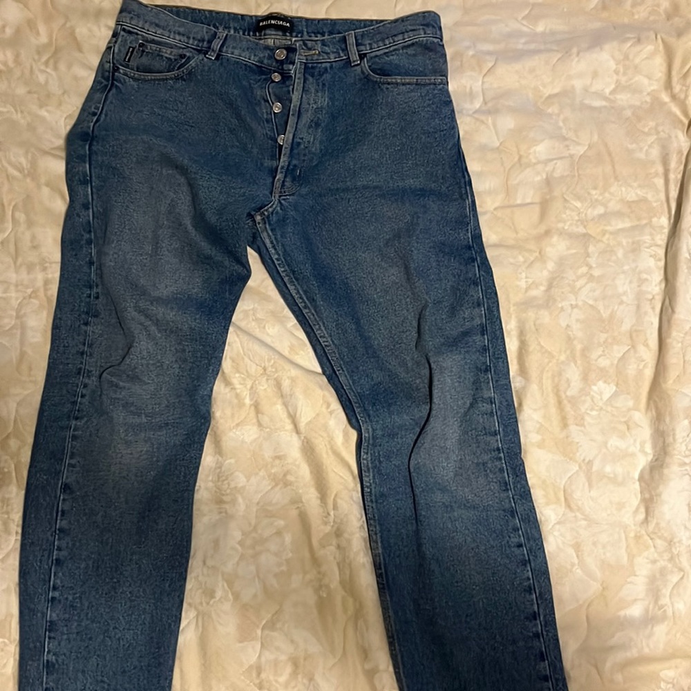 Balenciaga straight fit denim size 36
